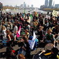 LA PROTESTA DI EXTINTION REBELLION PARALIZZA LONDRA