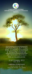 6 SETTEMBRE 2013 FIORIGIALLI MESSINAANATOMIA SOTTILE DEL CORPO UMANO E TERAPIE ESSENE