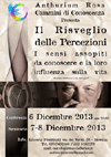 6 DICEMBRE 2013 MESSINA CONFERENZA: IL RISVEGLIO DELLE PERCEZIONI